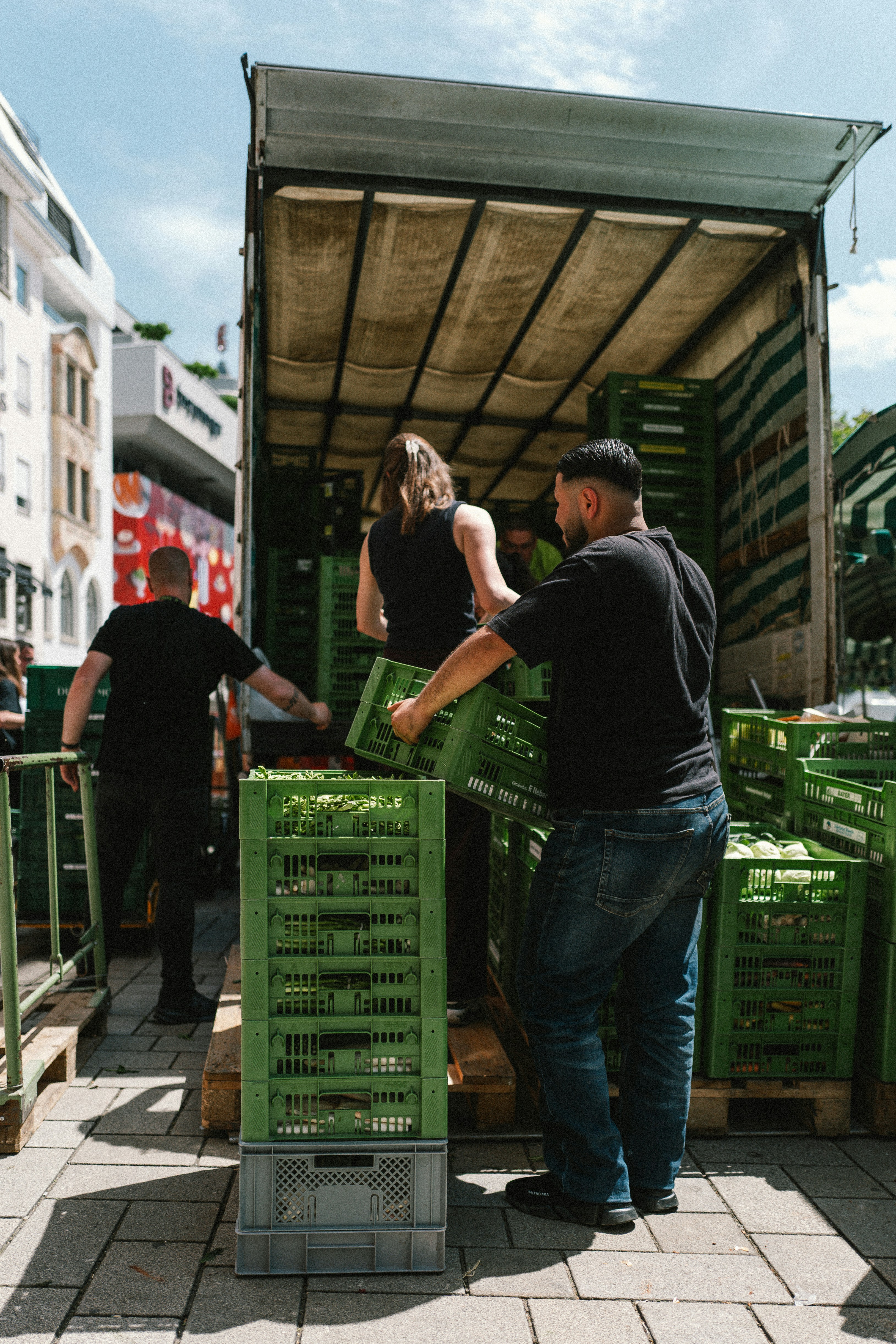 Anlieferung beim Kunden